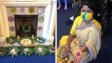 Diwali delights Coventry care home Residents